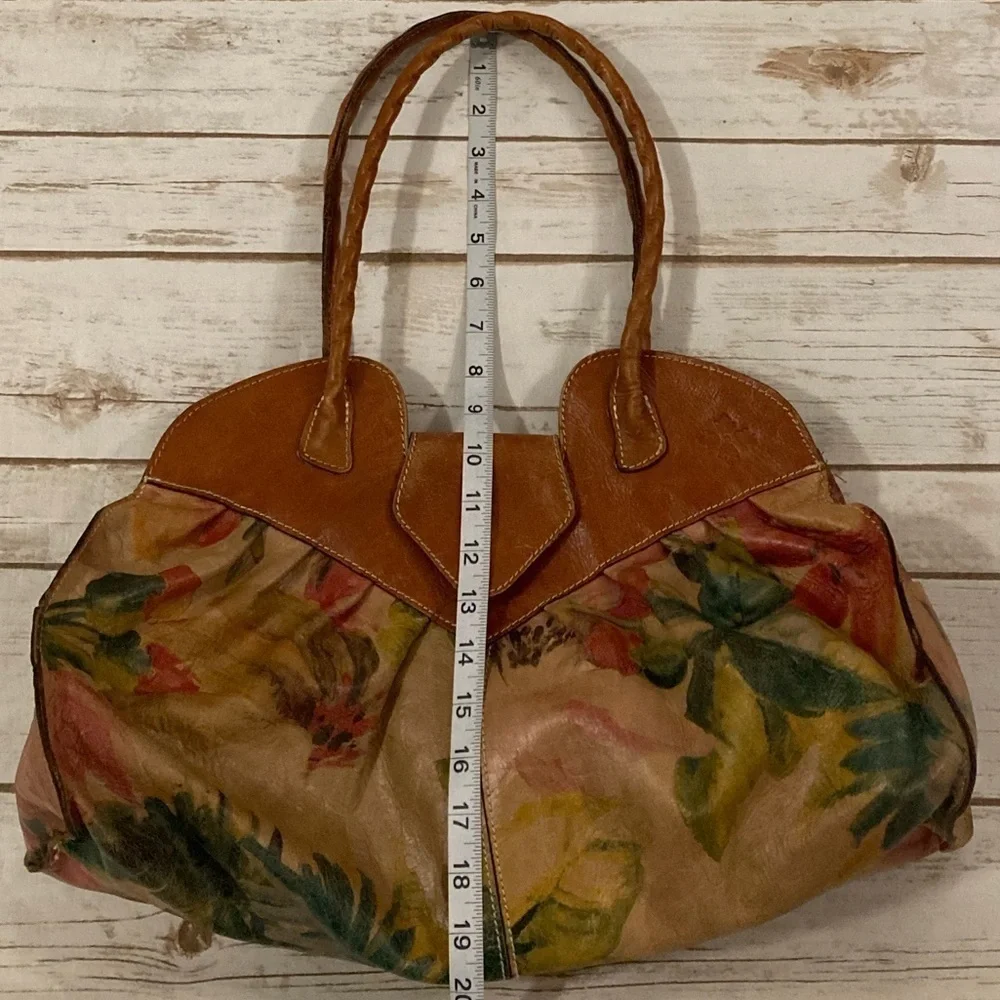 PATRICIA NASH Heritage MULTI FLORAL Print LIONE SHOULDER SATCHEL